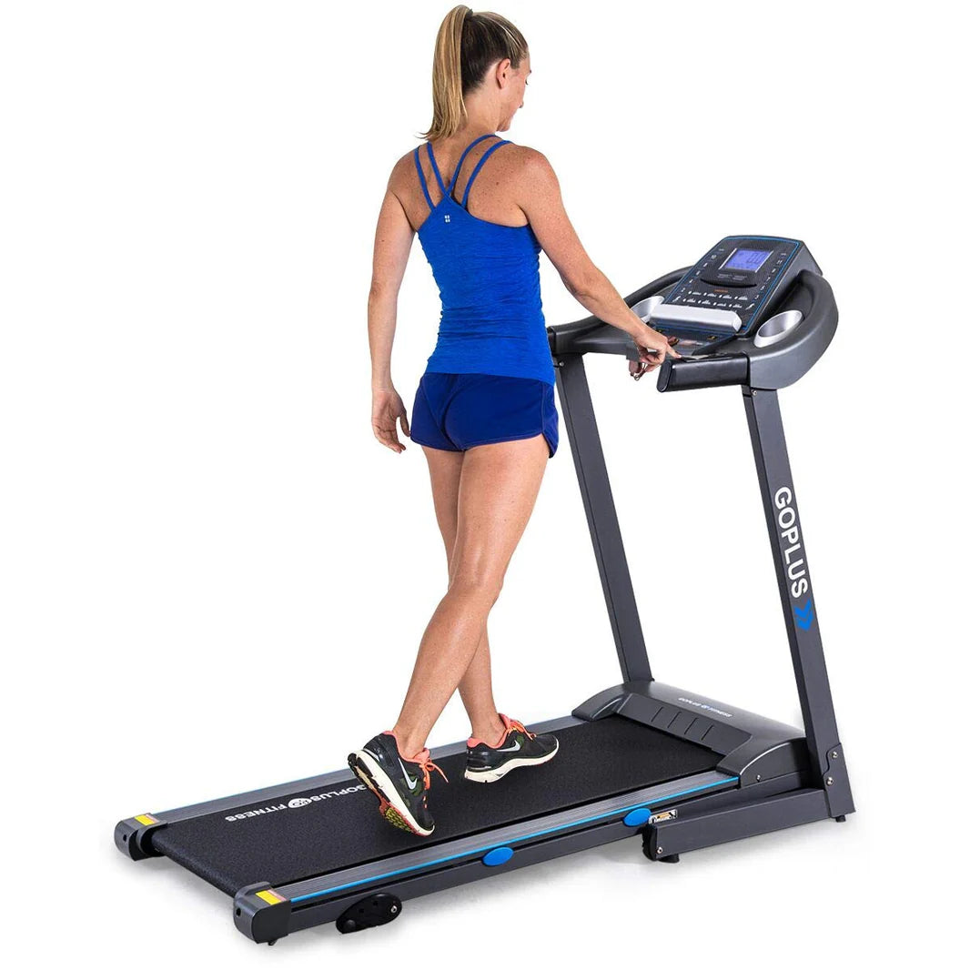 Goplus 2.25HP Folding Treadmill with Incline