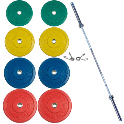 York Rubber Training Bumper Plate Set (Color)