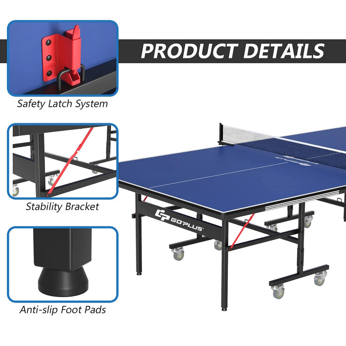 Goplus Foldable Ping Pong Table