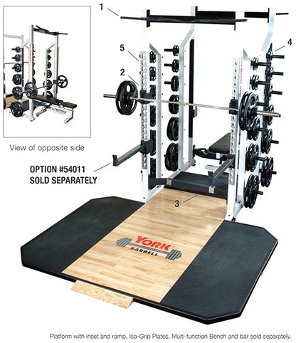 York STS Double Half Rack