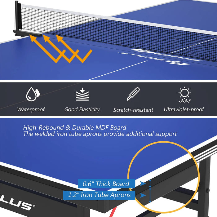 Goplus Foldable Ping Pong Table