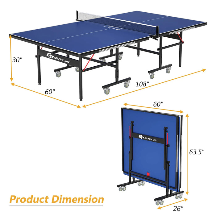 Goplus Foldable Ping Pong Table