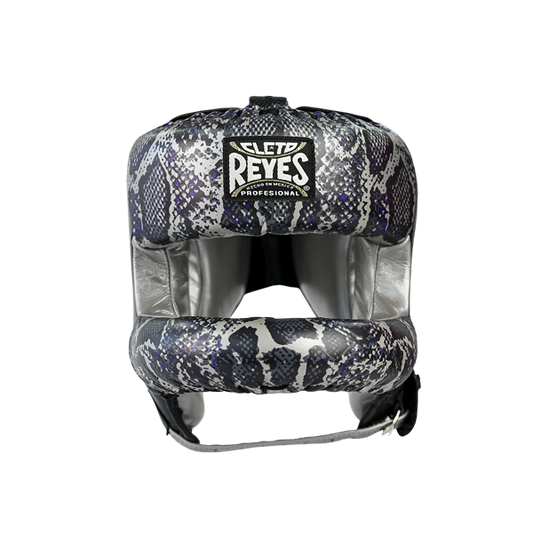 Cleto Reyes Redesigned Face Bar Headgear Silver/Black Steel Snake