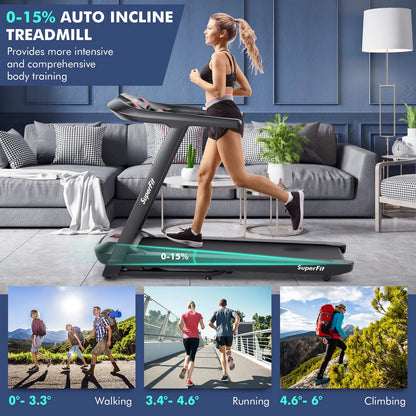 Goplus 4.75HP 5 Layer Folding Treadmill