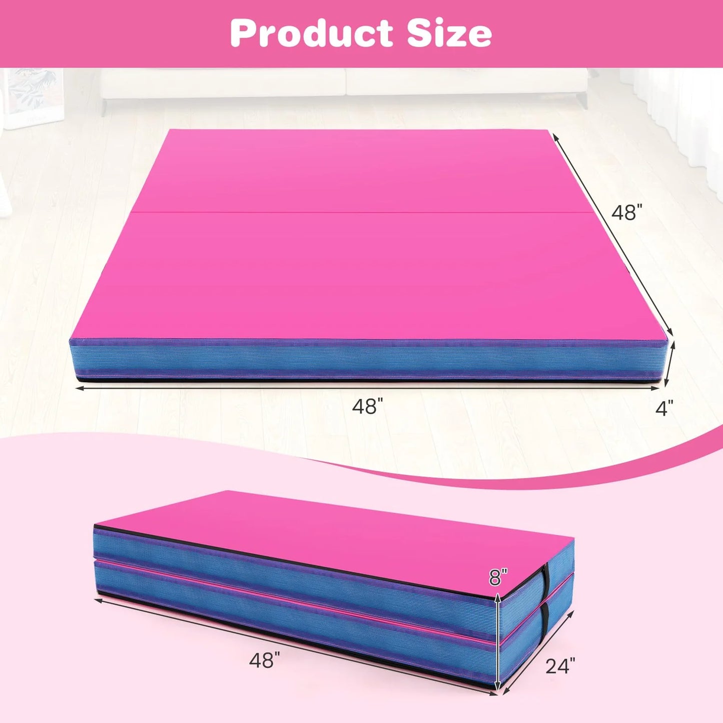 Goplus Folding Gymnastic Mat