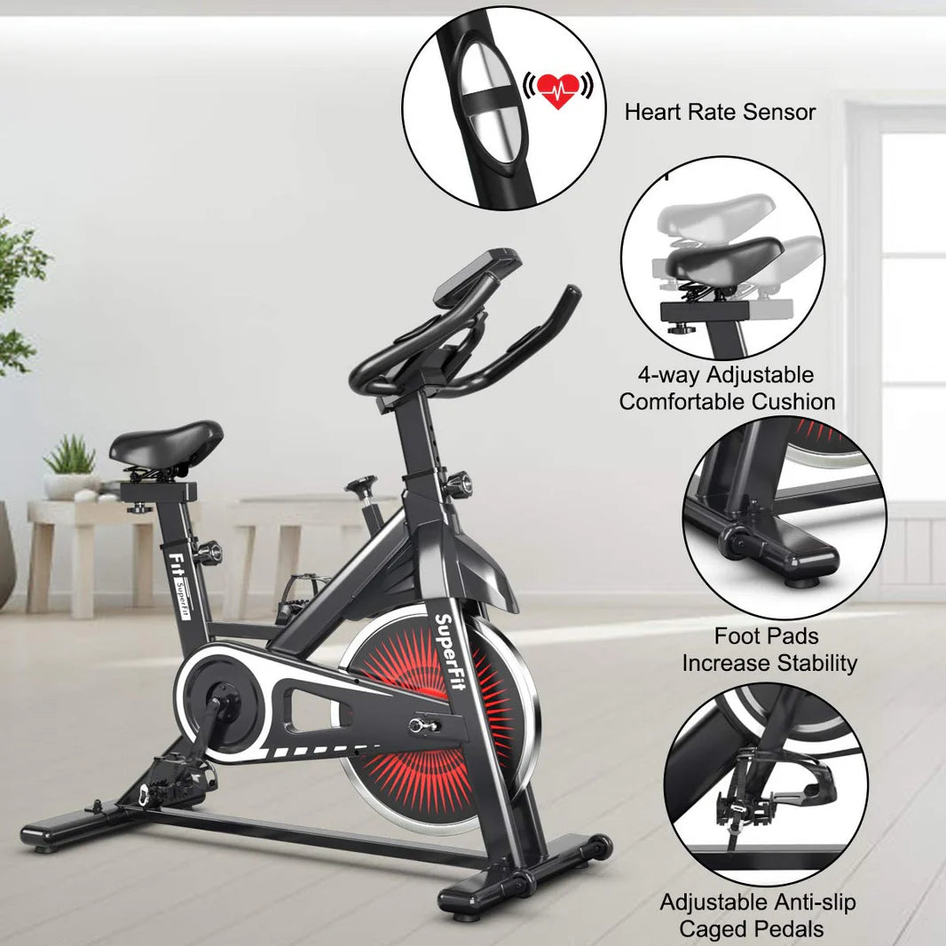 Goplus 50 lb Stationary Exercise Bike