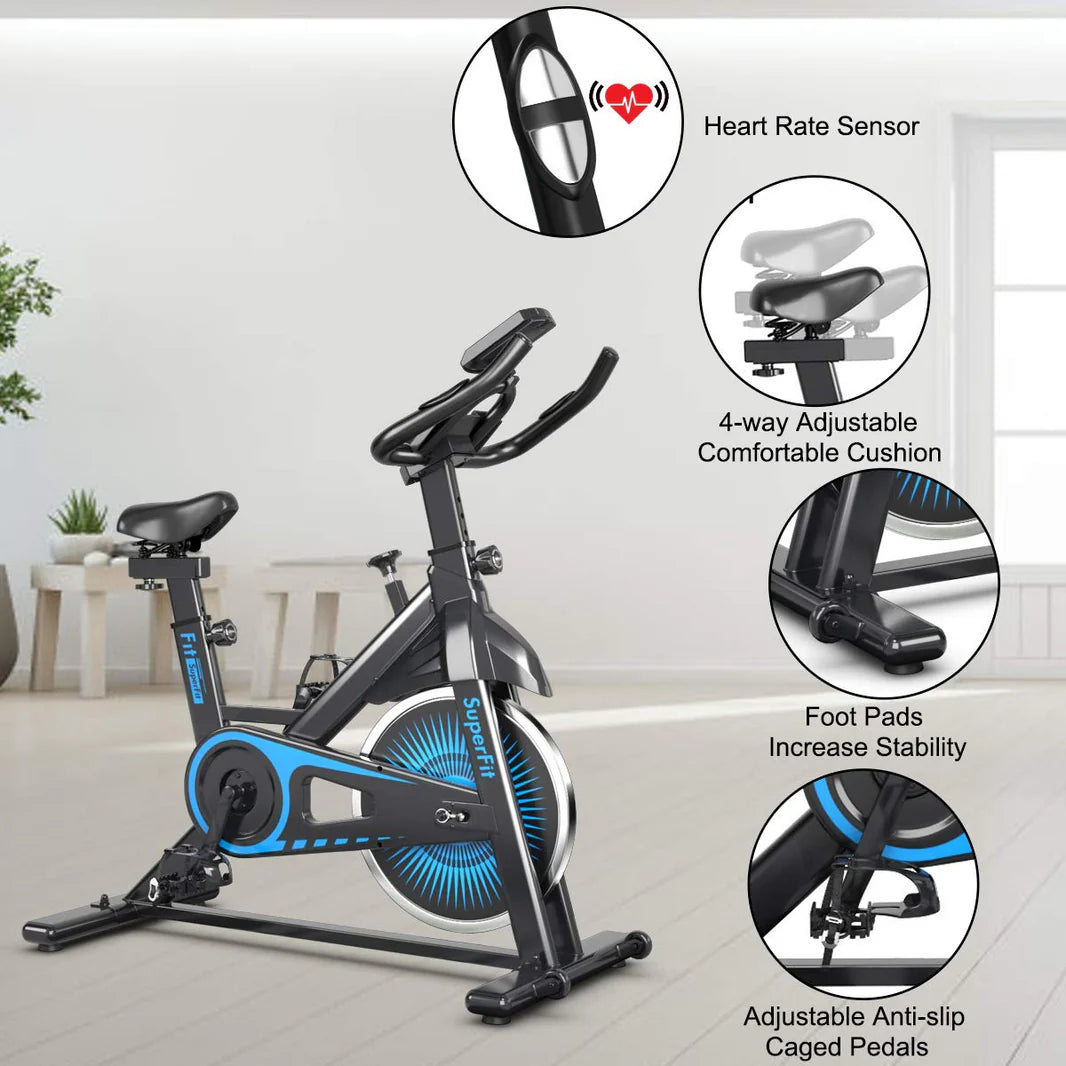 Goplus 50 lb Stationary Exercise Bike