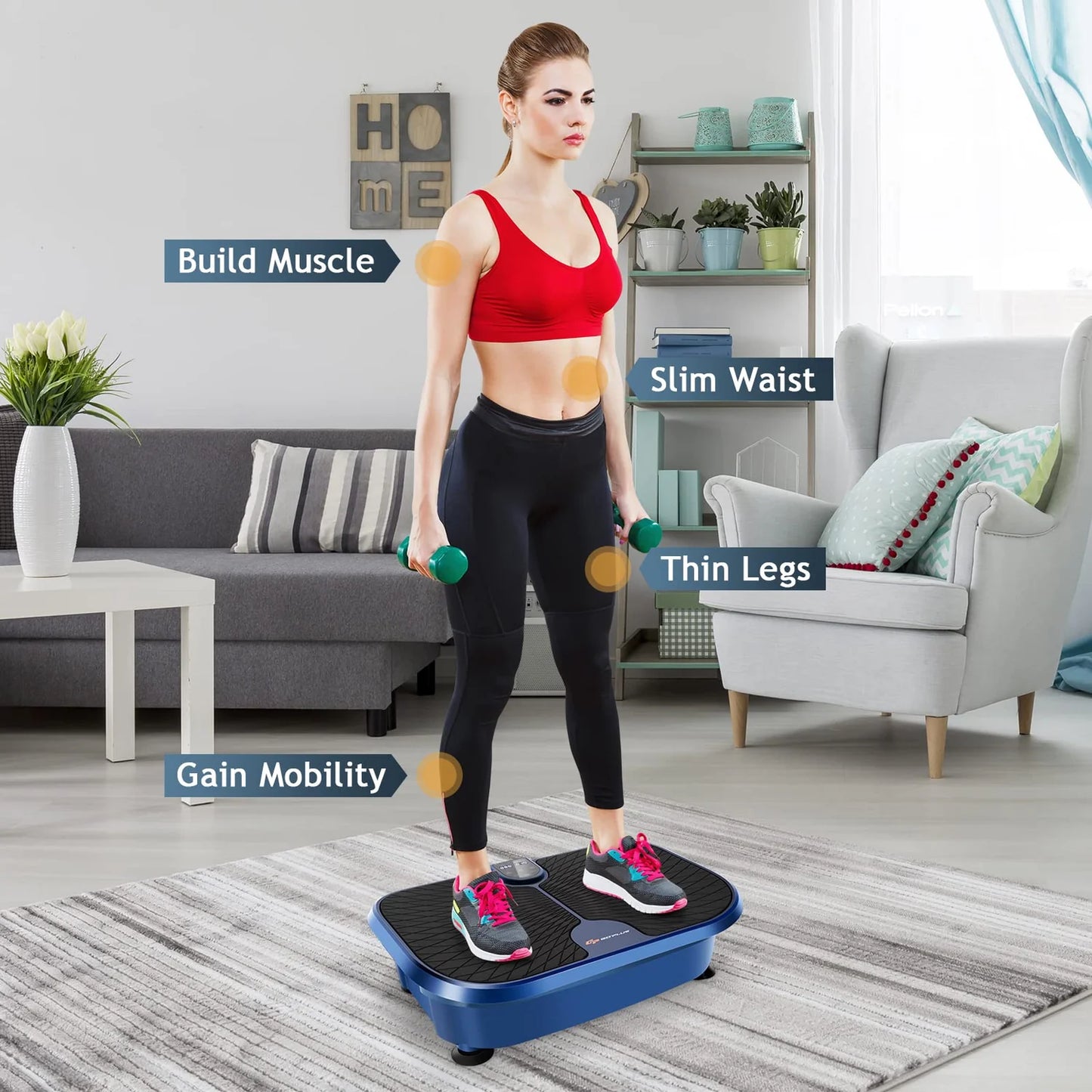 Goplus 3D Vibration Plate Exercise Machine