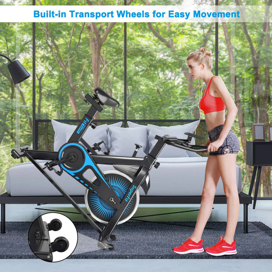 Goplus 50 lb Stationary Exercise Bike