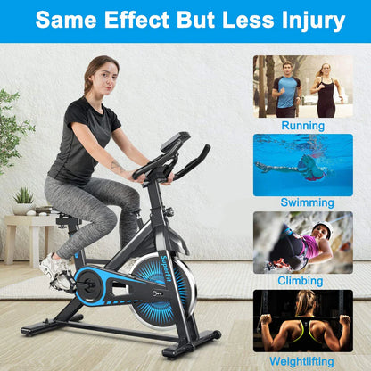 Goplus 50 lb Stationary Exercise Bike