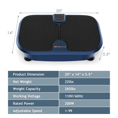 Goplus 3D Vibration Plate Exercise Machine